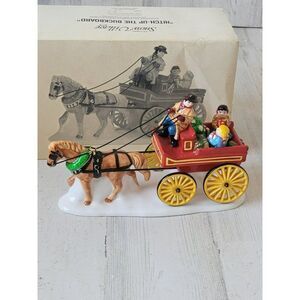 Dept 56 Hitch-up the background 54930 snow village accessory Xmas